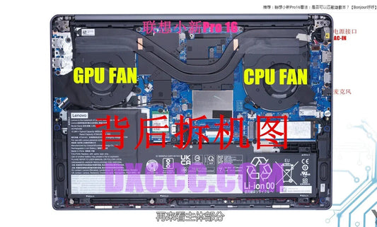 ✅ 5F10S13964 FOR Lenovo IdeaPad 5 Pro 16ARH7 - Type 82SN CPU COOLING FAN