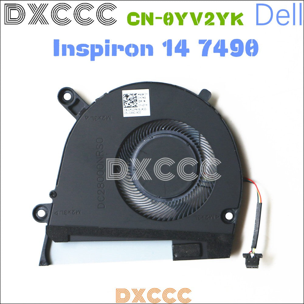 CN-0YV2YK DELL Inspiron 14 7490 CPU COOLING FAN (DIS) SUNON EG50040S1-CI50-S9A