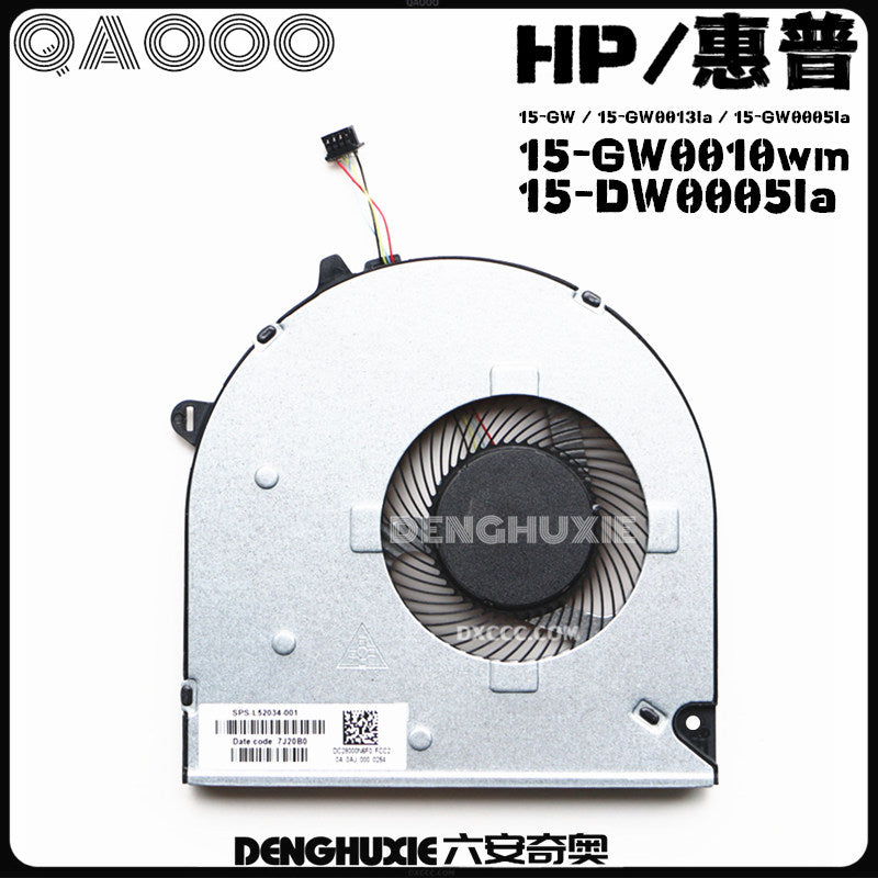 L52034-001 HP 250 G8 / 255 G8 / 255 G9 / 250 G9 / 15-GW / 15-GW0013la / 15-GW0005la Notebook PC Laptop CPU COOLING FAN