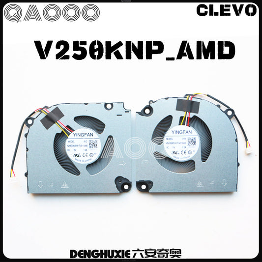 Clevo V265KNP CPU Cooling fan YINFAN DV3 5V2 6-31-V265N-KA2