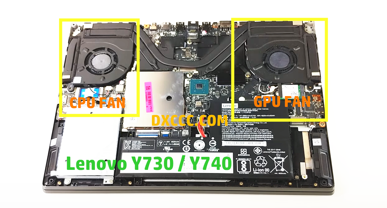 ✅ Lenovo Legion Y9000K 2019 SE - Type:81UK CPU Cooling Fan