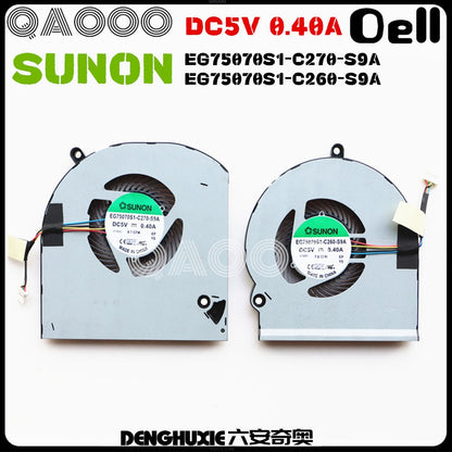 SUNON  EG75070S1-C270-S9A   EG75070S1-C260-S9A  DC5V  0.40A