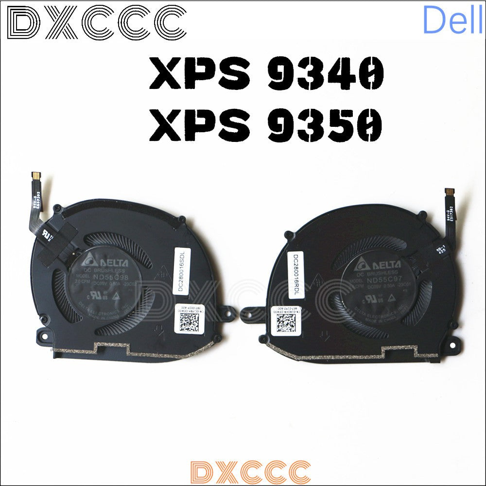 CN-0CJF8H CN-01R0HN DC280016RDL DC280016SDL DELL XPS 9340 9350 CPU COOLING FAN