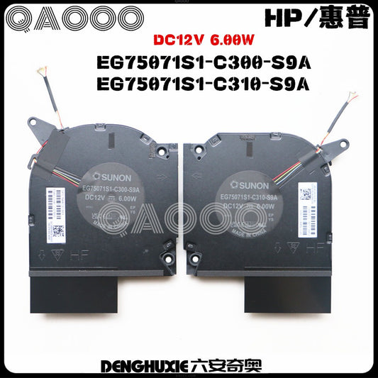 SUNON EG75071S1-C300-S9A EG75071S1-C310-S9A DC12V 6.00W