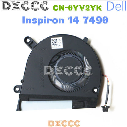 CN-0YV2YK DELL Inspiron 14 7490 CPU COOLING FAN (DIS) SUNON EG50040S1-CI50-S9A