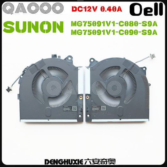 SUNON MG75091V1-C080-S9A  MG75091V1-C090-S9A DC12V 0.40A