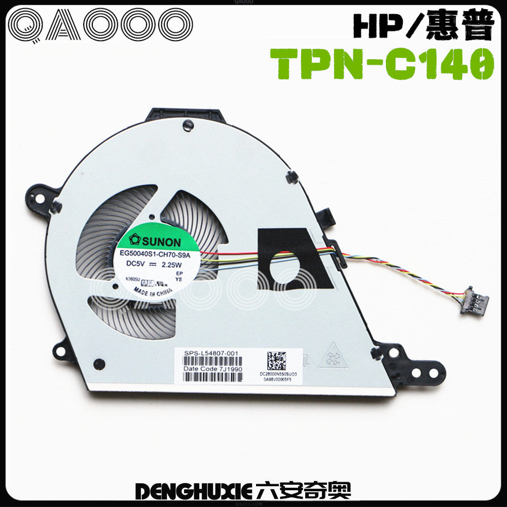 L54807-001 EG50040S1-CH70-S9A FOR HP 15-DE TPN-C140 15-DE0010nr 15-DE0042nr 15-DE0042na CPU COOLING FAN