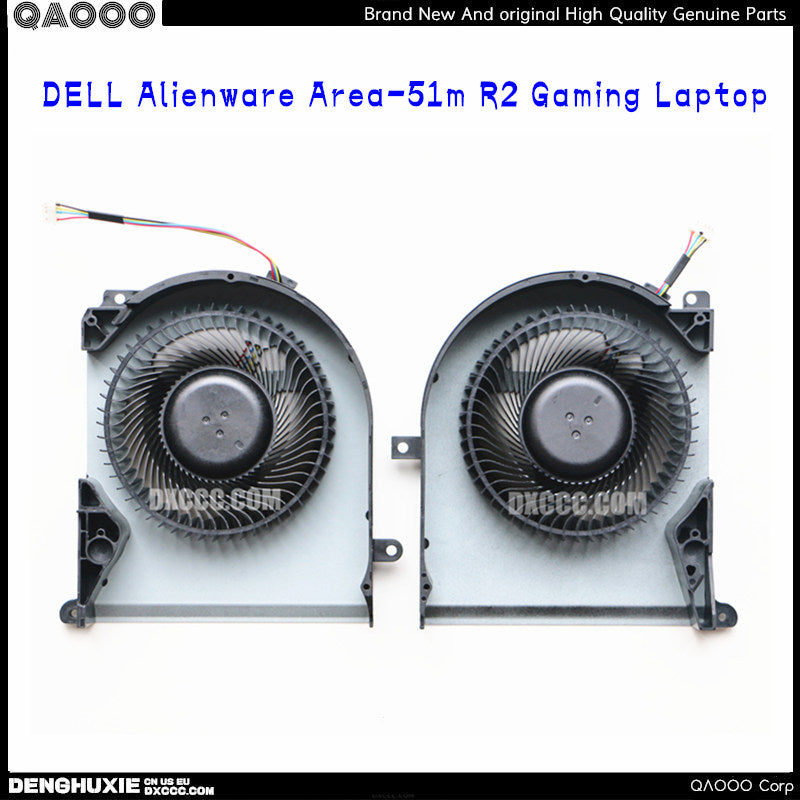 CN-0TW5Y8  CN-0TPV77 SUNON EG80151S1-C010-S9A  EG80151S1-C020-S9A  FOR DELL Alienware Area-51m R2 Gaming Laptop CPU COOLING FAN