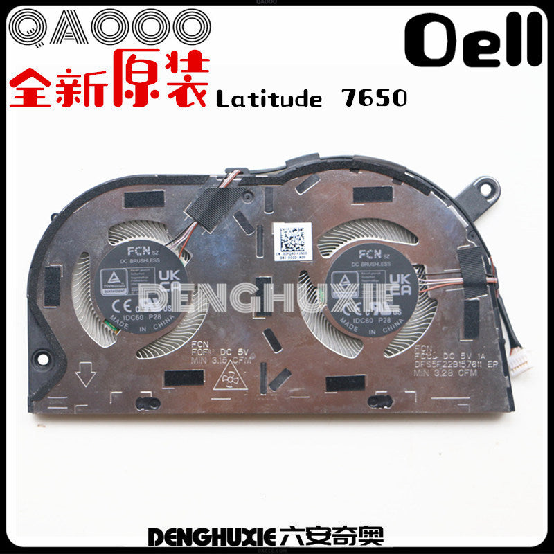 DELL Latitude 7650 CPU COOLING FAN CN-00FQ6F CN-00FQ6D