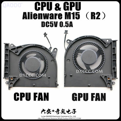 DELL Alienware M15 R2 CPU Cooling Fan (GTX1650) 2019 Edition DC5V 0.5A