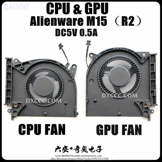 DELL Alienware M15 R2 CPU Cooling Fan (GTX1650) 2019 Edition DC5V 0.5A