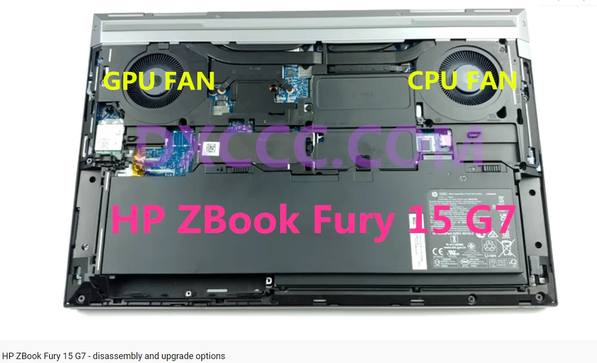 M17046-001 HP ZBook Fury 15 G7 CPU COOLING FAN