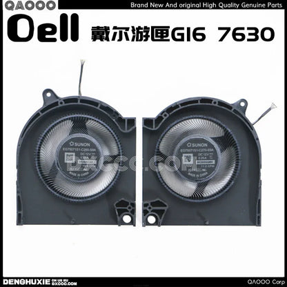 DELL G16 7630 CPU COOLING FAN SUNON EG75071S1-C270-S9A EG75071S1-C260-S9A DC12V 0.25A