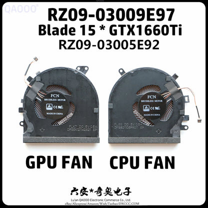Razer Blade 15 RZ09-0270 RZ09-02705E76 RZ09-03009E97 RZ09-03006W92 RZ09-03005E92 CPU Cooling Fan