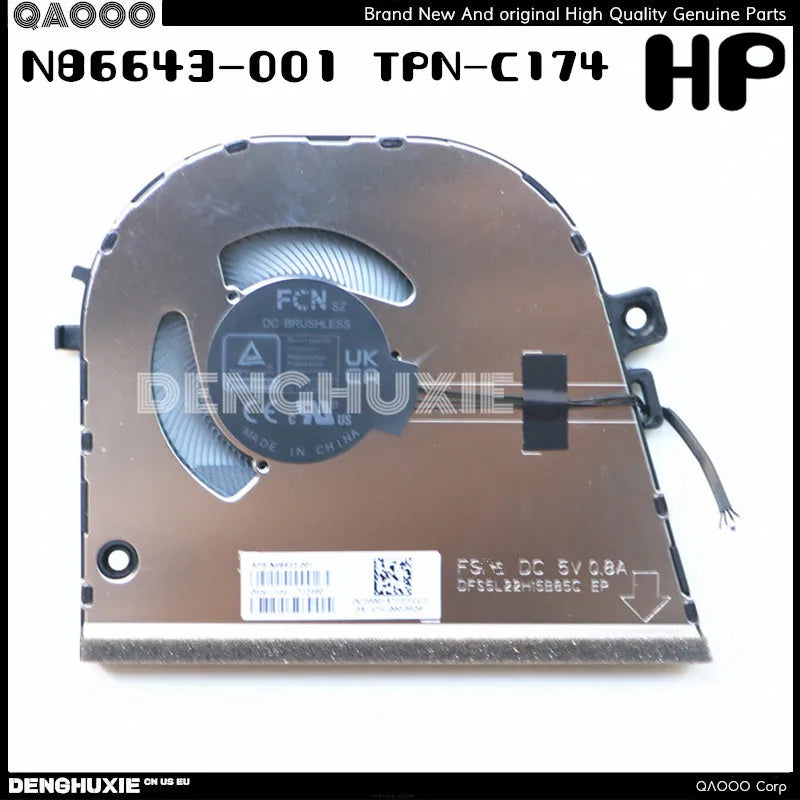 N86643-001 Für HP Envy x360 2-in-1 Laptop 16-ad0097nr 16-ad000 16-ac0097nr TPN-C174 CPU-LÜFTER 