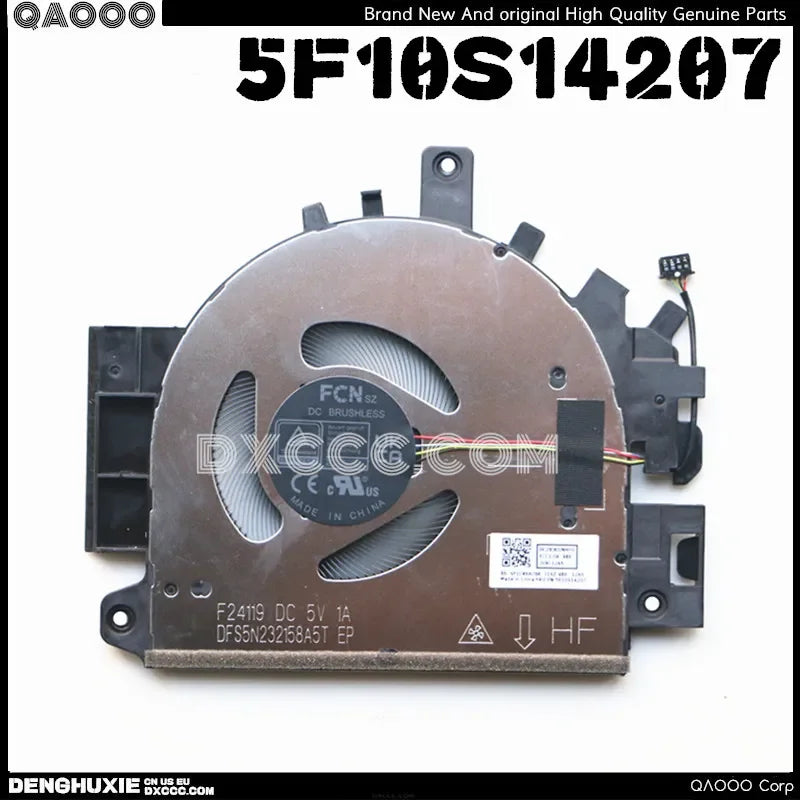 5F10S14207 FAN FOR LENOVO IdeaPad Slim 3 15AHP10 -Type 83KA CPU COOLING FAN