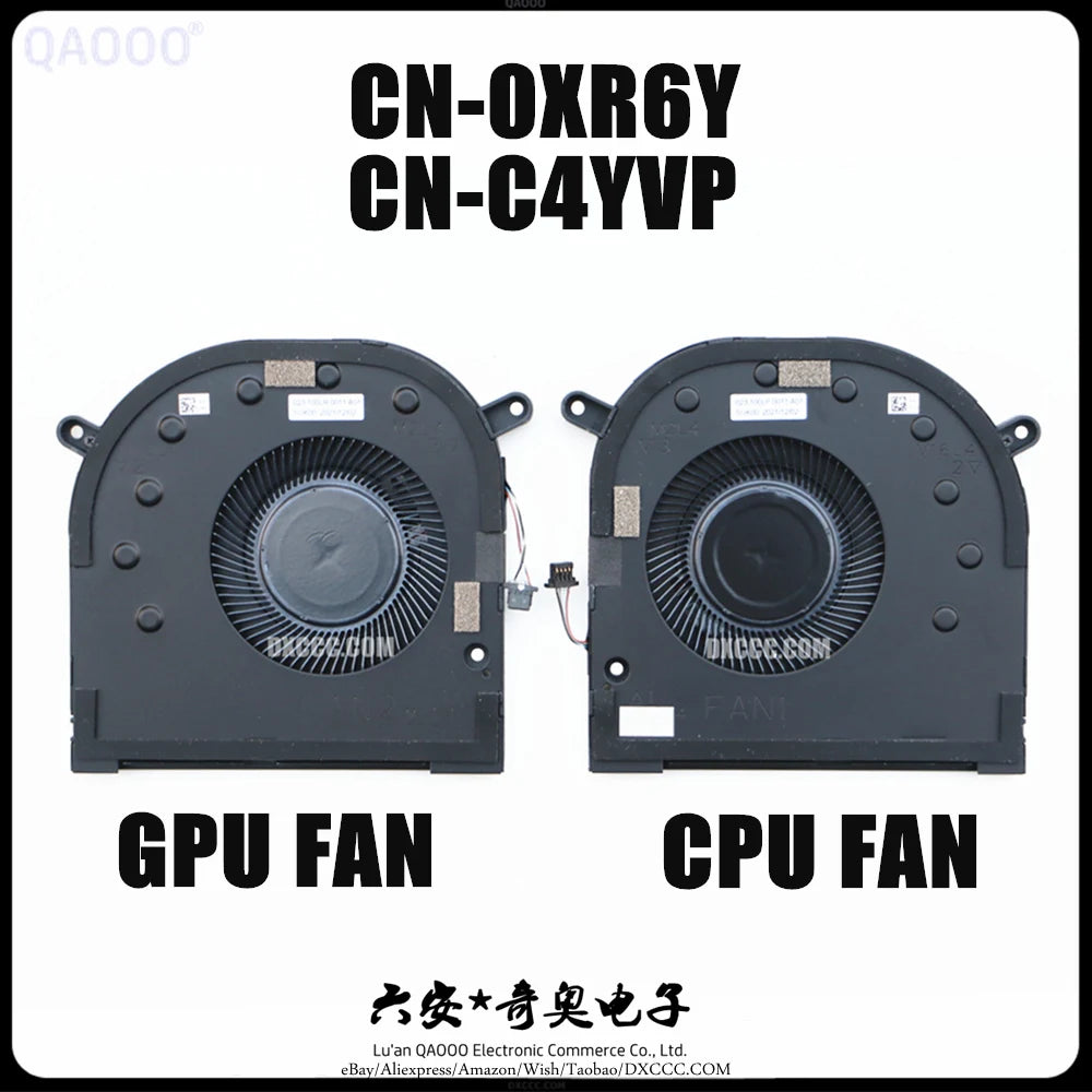 CN-0XR6Y CN-C4YVP SUNON EG50050S1-CG11-S9A 023.100LP.0011 EG50050S1-CG21-S9A 023100LR.001 FOR DELL XPS 17 9700 9710 CPU COOLING FAN