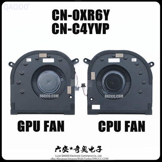 CN-0XR6Y CN-C4YVP SUNON EG50050S1-CG11-S9A 023.100LP.0011 EG50050S1-CG21-S9A 023100LR.001 FOR DELL XPS 17 9700 9710 CPU COOLING FAN