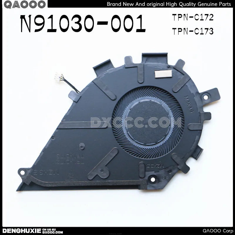 N91030-001 FOR HP ENVY 14T-FC000 14Z-FA000 14-fa0000ci 14-fa0001na 14-fa0311nw 14-fa0077ng 14-fa0054nw TPN-C172 TPN-C173 CPU COOLING FAN