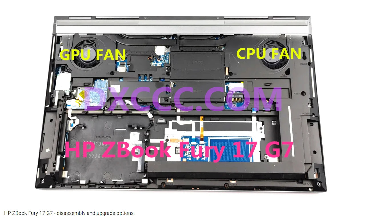 M20097-001  HP ZBook Fury 17 G7 CPU COOLING FAN