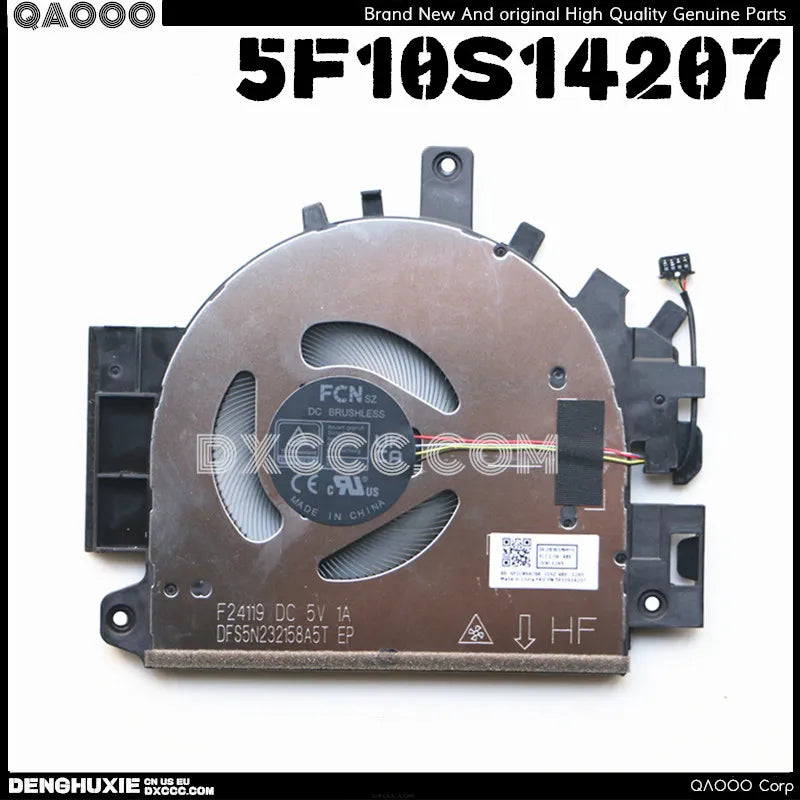 5F10S14207 FAN FOR LENOVO IdeaPad Slim 3 15IRH10R -Type 83K4 CPU COOLING FAN