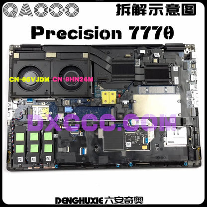 DELL Precision 7770 CPU COOLING FAN CN-0HN24M CN-06VJDM