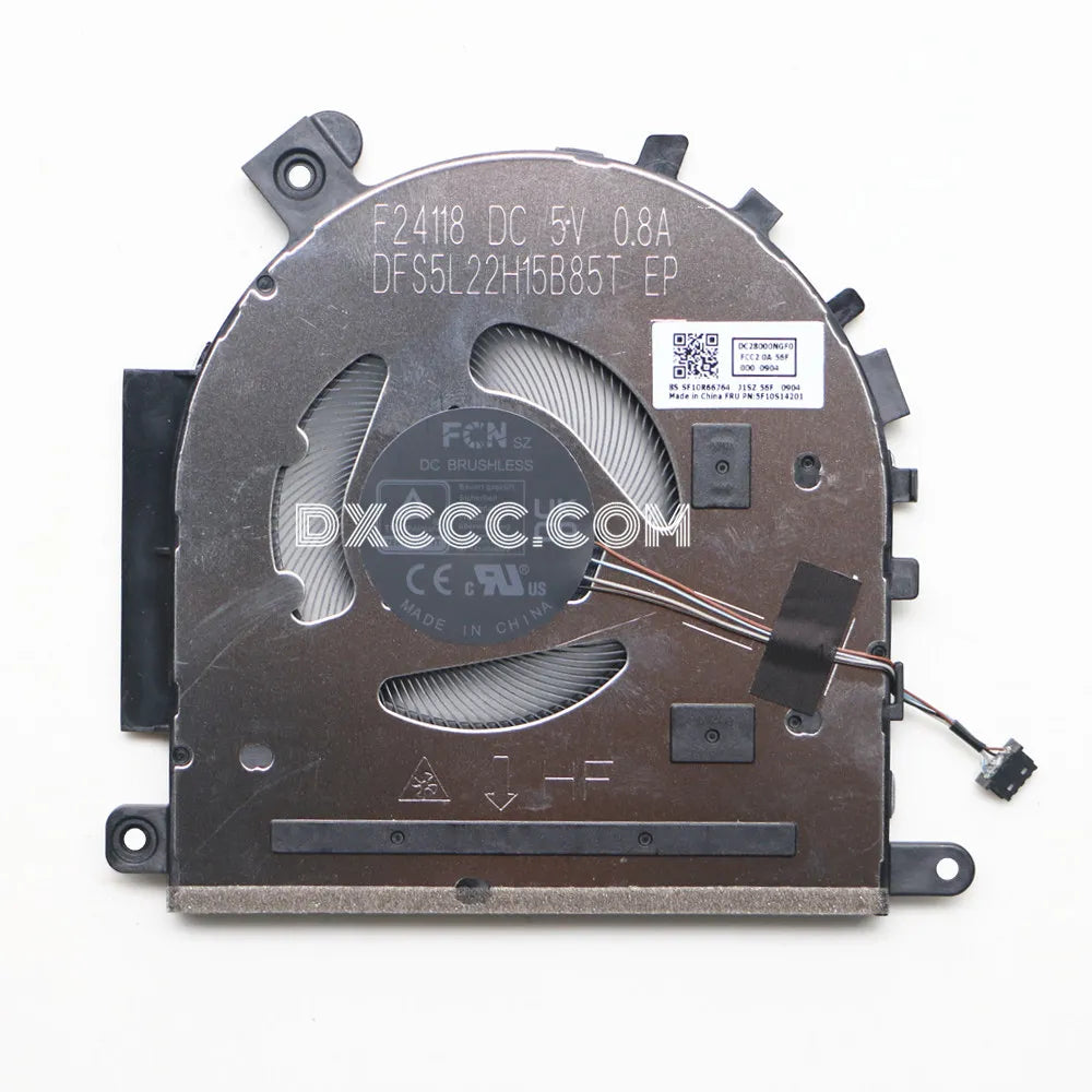 5F10S14201 FAN FOR LENOVO IdeaPad Slim 3 14IRH10R - Type 83K3 CPU COOLING FAN
