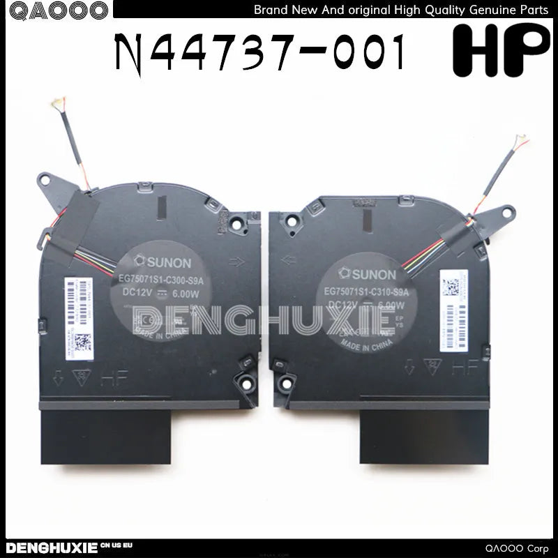 HP OMEN 9PLUS 16-U 16-WF 16-WF0060TX 16-WF0041TX 16-XF 16-XF0019AX TPN-C167 CPU COOLING FAN N44737-001