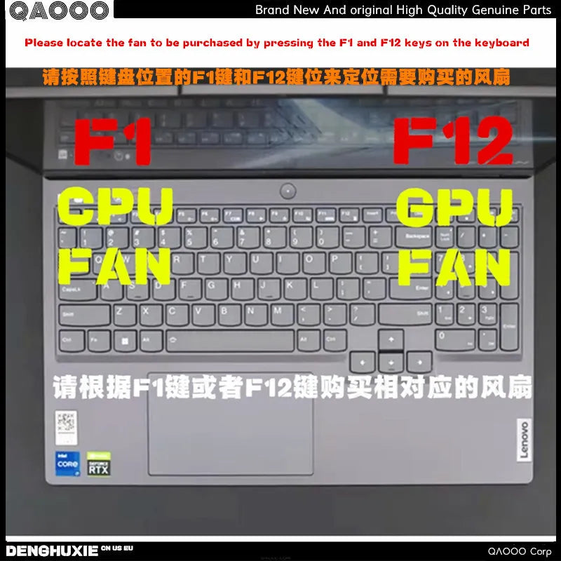 5F10S14242 FAN FOR LENOVO IdeaPad Pro 5 16AKP10 - Type 83JN CPU COOLING FAN