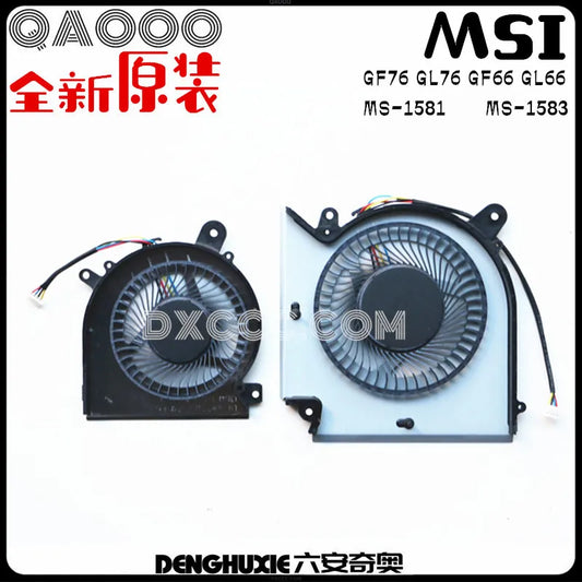MSI GF76 GL76 GF66 GL66 MS-1581 MS-1583 CPU COOLING FAN