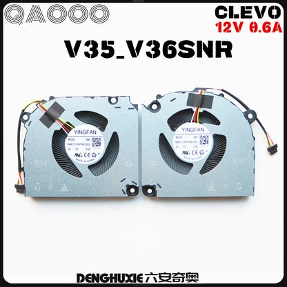Clevo V35 V350 V36xSNRQ V36xSNxQ V36xWNxq CPU Cooling fan 6-31-V35RN-101 YINFAN 5W6 5W7
