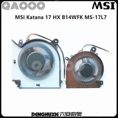 MSI Katana 17 HX B14WFK MS-17L7 CPU COOLING FAN