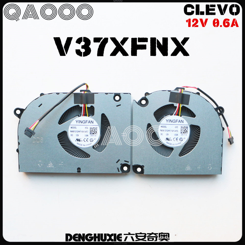 XMG Focus 17 M25 CLEVO V370 V37XFNX V370FNXQ V370VNXQ CPU Cooling fan