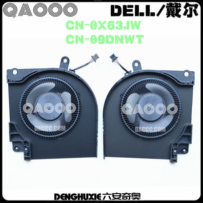 CN-0X63JW CN-09DNWT EG50061S1-1C040-S9A EG50061S1-1C050-S9A COOLING FAN FOR DELL ALIENWARE X17 R1 / X17 R2 CPU COOLING FAN