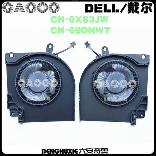 CN-0X63JW CN-09DNWT EG50061S1-1C040-S9A EG50061S1-1C050-S9A COOLING FAN FOR DELL ALIENWARE X17 R1 / X17 R2 CPU COOLING FAN